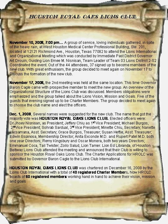 HROLC SCROLL HISTORY